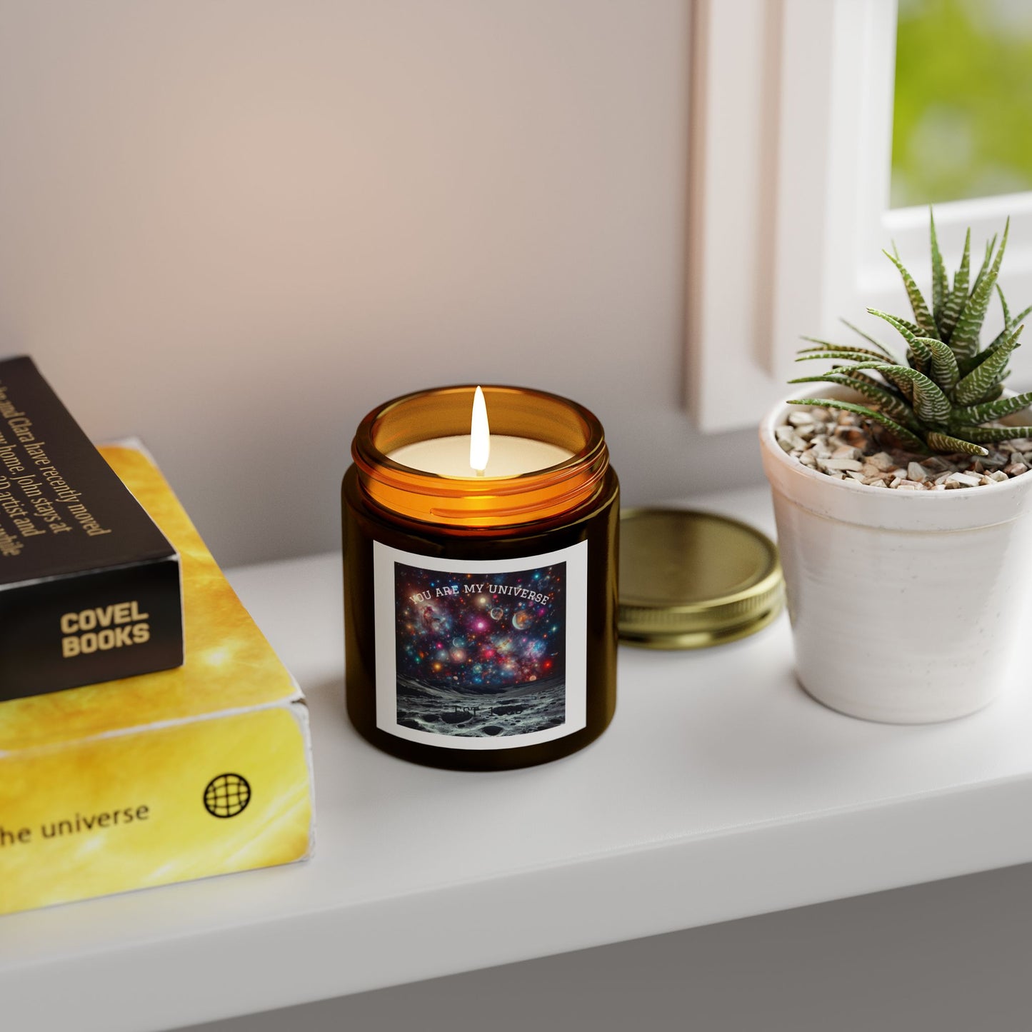 Cosmic Scented Candles: "You Are My Universe" - Perfect for Relaxation, Gift for Her, Home Decor, Aromatherapy, Self-Care
